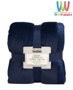 Chăn mền Kirkland Signature Queen Grand Lit 248 x 233 cm (Xanh đậm)