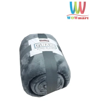 Chăn mền Kirkland Signature Queen Plush Blanket 248 x 233 cm (Xanh Rêu)