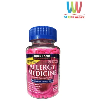 Chống dị ứng Kirkland Signature Allergy Medicine 600 viên