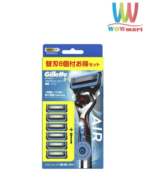 Dao cạo râu Gillette Proglide 5+1 Air Nhật Bản (kèm 6 lưỡi) - Wowmart VN | 100% hàng ngoại nhập