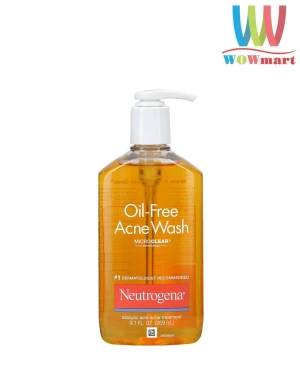 Gel rửa mặt ngừa mụn Neutrogena Oil-Free Acne Wash 269ml