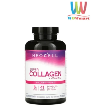 Giữ làn da luôn tươi trẻ với viên uống Neocell Super Collagen Type 1&3 250 viên