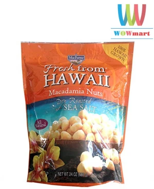 Hạt Macadamia MacFarms Fresh From Hawaii Macadamia Nuts 680g