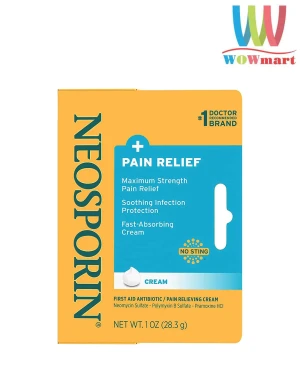 Kem bôi kháng viêm, liền sẹo Neosporin Dual Action Cream 28.3g