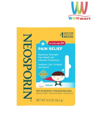 Kem mỡ kháng viêm, liền sẹo cho bé trên 2 tuổi Neosporin For Kids 14.2g
