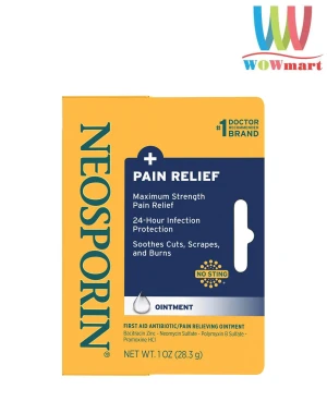 Kem mỡ kháng viêm, liền sẹo Neosporin Dual Action Ointment 28.3g