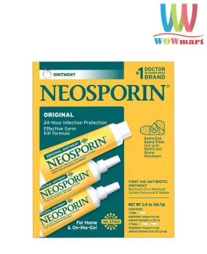 Kem mỡ kháng viêm, liền sẹo Neosporin Original Ointment (Set 3)