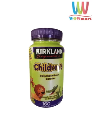 Kẹo bổ đa Vitamin dành cho trẻ em Kirkland Signature Children's Complete Multivitamin 160 viên - Wowmart VN | 100% hàng ngoại nhập