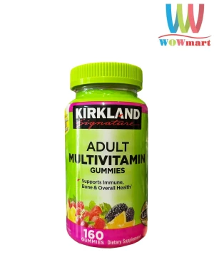 Kẹo Dẻo Bổ Sung Vitamin Cho Người Lớn Kirkland Signature Adult Multivitamin 160 Gummies