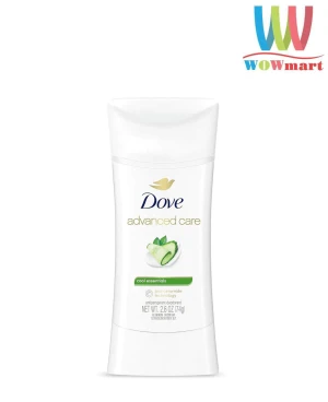 Lăn khử mùi Dove dưa leo Dove Advanced Care Cool Essentials Antiperspirant Deodorant 74g