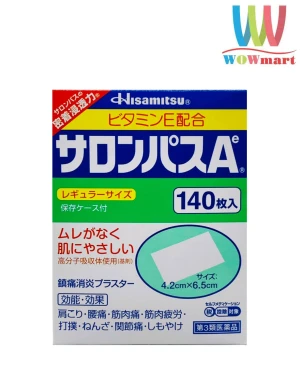 Miếng dán Salonpas giảm đau Nội địa Nhật Bản Salonpas 140 miếng