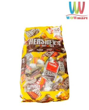 Socola Hershey's Miniatures Chocolate 1.58kg - Wowmart VN | 100% hàng ngoại nhập