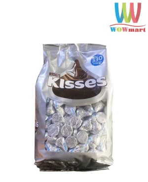Socola Kisses Hershey's Kisses Milk Chocolate 330pcs 1.58kg - Wowmart VN | 100% hàng ngoại nhập