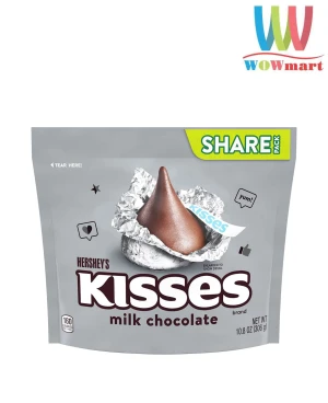 Socola Kisses sữa Hershey's Kisses Milk Chocolate 306g - Wowmart VN | 100% hàng ngoại nhập