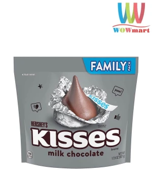 Socola Kisses sữa Hershey’s Kisses Milk Chocolate 507g - Wowmart VN | 100% hàng ngoại nhập