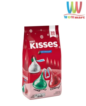 Socola sữa Hershey’s Kisses Milk Chocolate Holiday 1.47kg - Wowmart VN | 100% hàng ngoại nhập