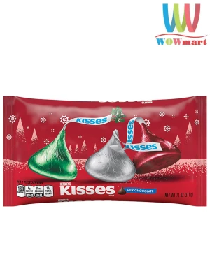 Socola sữa Hershey’s Kisses Milk Chocolate Holiday 311g - Wowmart VN | 100% hàng ngoại nhập