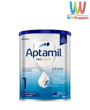 Sữa bột số 1 cho bé 0 – 12 tháng Aptamil Profutura CesarBiotik 1 380g (Aptamil New Zealand) - Wowmart VN | 100% hàng ngoại nhập