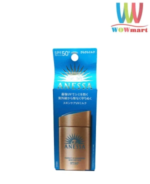 Sữa chống nắng nội địa Nhật Anessa Perfect UV Sunscreen Skincare Milk SPF50+ 60ml - Wowmart VN | 100% hàng ngoại nhập
