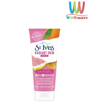 Sữa rửa mặt làm sáng da chanh hồng St.Ives Radiant Skin 170g