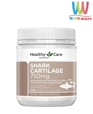 Sụn vi cá mập Healthy Care Shark Cartilage 750mg 200 viên