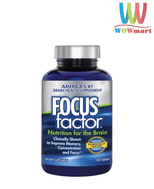 Tăng cường sự tập trung của não bộ Focus Factor 150 viên