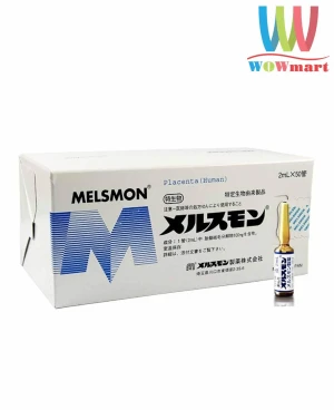 Tiêm Melsmon - Tế Bào Gốc Nhau Thai Nhật Bản Melsmon Placenta 2ml x50 ống - Wowmart VN | 100% hàng ngoại nhập