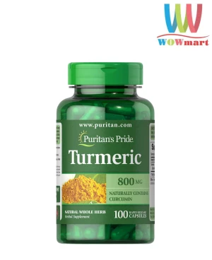 Tinh chất nghệ Puritan’s Pride Turmeric 800mg 100 viên
