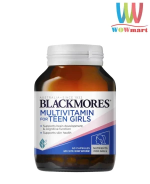 Viên uống bổ não, tăng cường trí nhớ cho bé gái Blackmores Multivitamin For Teen Girls 60 viên