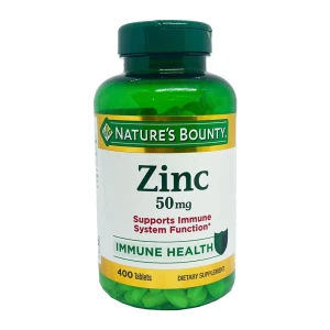 Viên uống bổ sung kẽm Nature’s Bounty Zinc 50mg 400 Tablets - Wowmart VN | 100% hàng ngoại nhập
