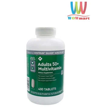 Viên uống bổ sung vitamin tổng hợp Member's Mark Adults 50+ Multivitamin 400 viên - Wowmart VN | 100% hàng ngoại nhập