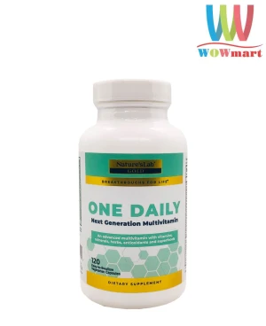 Viên uống bổ sung vitamin tổng hợp Nature's Lab One Daily Multivitamin 120 viên - Wowmart VN | 100% hàng ngoại nhập