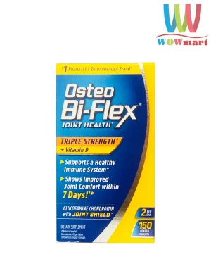 Viên uống bồi bổ sụn khớp Osteo Bi-Flex Triple Strength +Vitamin D 150 viên - Wowmart VN | 100% hàng ngoại nhập
