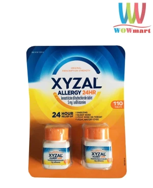 Viên uống chống dị ứng XYZAL Allergy 24hr 110 viên