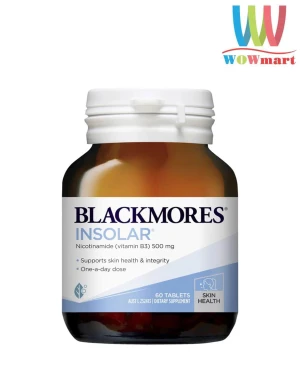 Viên uống đẹp da Blackmores Insolar High Dose Vitamin B3 500mg 60 viên