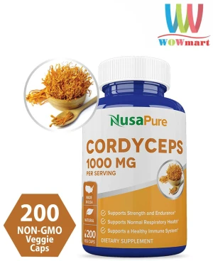 Viên uống đông trùng hạ thảo NusaPure Cordyceps 1000mg 200 viên