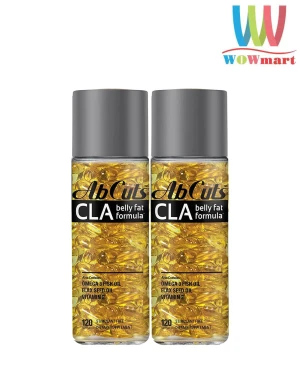 Viên uống giảm béo AbCuts CLA Belly Fat Formula 120 viên x2