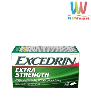 Viên uống giảm đau đầu Excedrin Extra Strength 200 viên