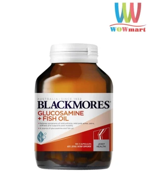 Viên uống hỗ trợ xương khớp Blackmores Glucosamine & Fish Oil 90 viên