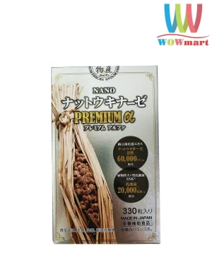 Viên uống phòng chống đột quỵ Nano Nattokinase Premium Alpha 330 viên