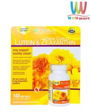 Viên uống sáng mắt trunature Vision Complex Lutein & Zeaxanthin 140 viên