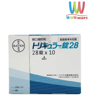 Viên uống tránh thai hàng ngày Triquilar Bayer Nhật Bản 28 viên x10 hộp