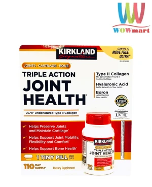 Viên uống UC II hỗ trợ khớp Kirkland Signature Triple Action Joint Health 110 viên