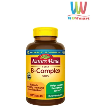 Vitamin B tổng hợp Nature Made Super B-Complex 460 viên