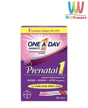 Vitamin cho bà bầu One A Day Prenatal DHA & Folic Acid 90 viên