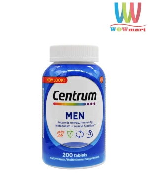 Vitamin dành cho nam giới Centrum Men 200 viên