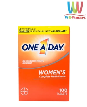Vitamin One A Day cho nữ One A Day Women’s Multivitamin 100 viên - Wowmart VN | 100% hàng ngoại nhập