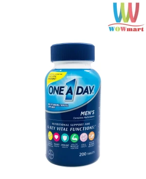 Vitamin One A Day dành cho nam One A Day Men’s Multivitamin 200 viên - Wowmart VN | 100% hàng ngoại nhập