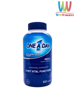Vitamin One A Day dành cho nam One A Day Men's Multivitamin 300 viên - Wowmart VN | 100% hàng ngoại nhập