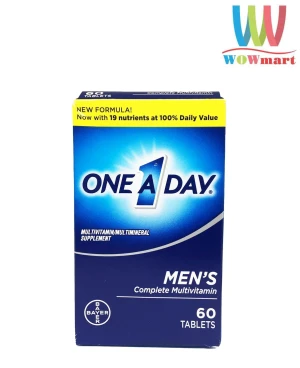Vitamin One A Day dành cho nam One A Day Men’s Multivitamin 60 viên - Wowmart VN | 100% hàng ngoại nhập
